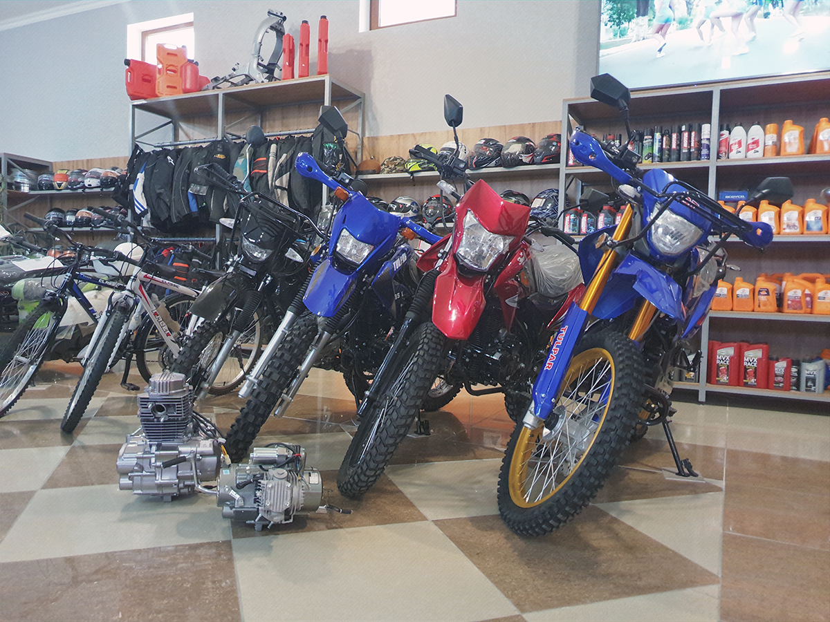 Мотосалон МотоМир в Шымкенте продажа: мотоциклов, скутеров, мопедов, квадроциклов, мотоблоков, мотозапчастей, мотоэкипировки, мотоаксессуаров, мотохимии